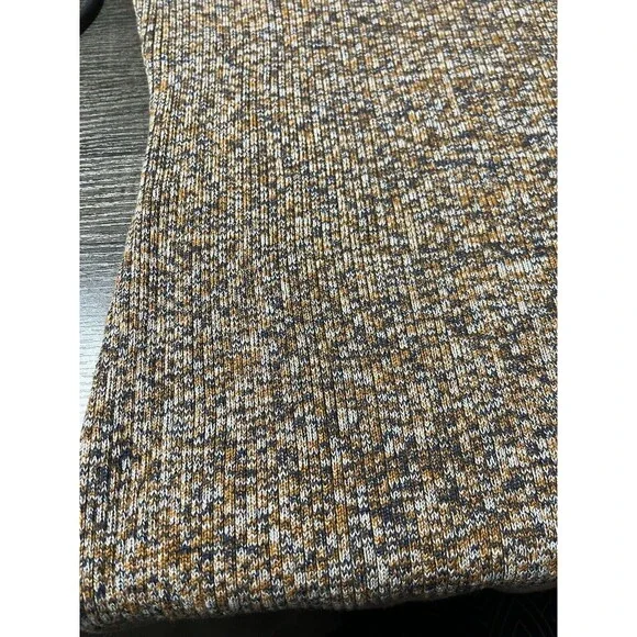 Madewell Knit Short Sleeve Mock Neck Bodycon Ribbed Sweater Dress Size Medium - Picture 5 of 5